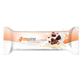 myline High Protein Riegel Low Sugar White Chocolate Brownie