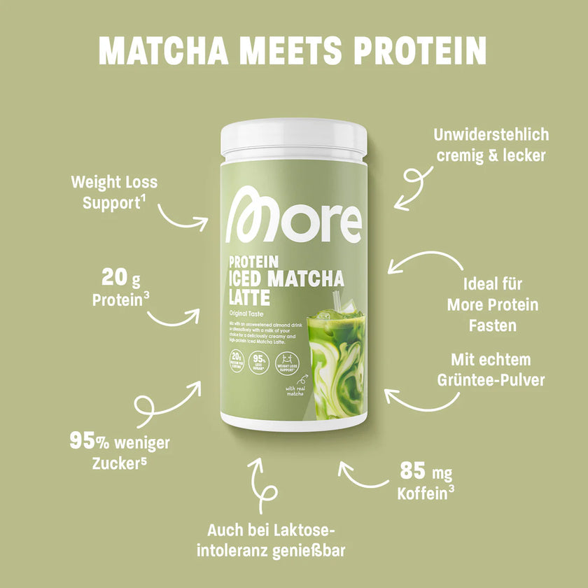 More Nutrition Protein Iced Matcha Latte 500g