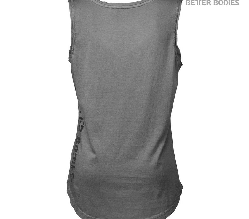 Better Bodies Womens Street Tank - Smoke Grey