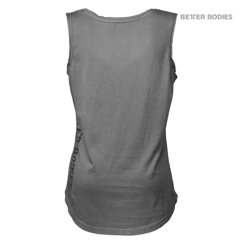 Better Bodies Womens Street Tank - Smoke Grey