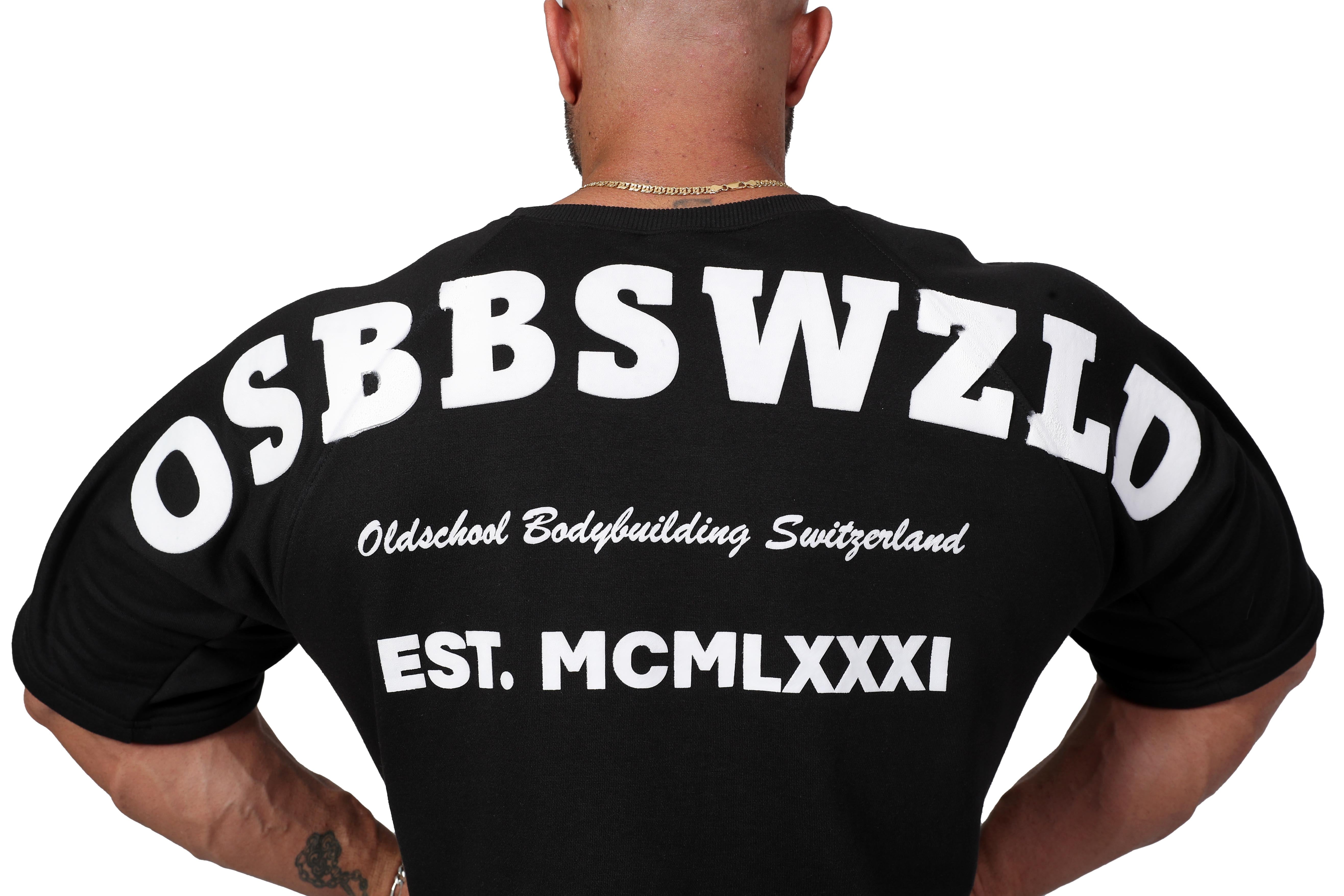 Oldschool Bodybuilding Switzerland Fanadix Summer Oversize Tee - Schwarz