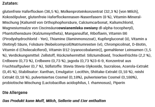 All Nutrition Hummy Shake Supermeal Forrest Fruits 770g