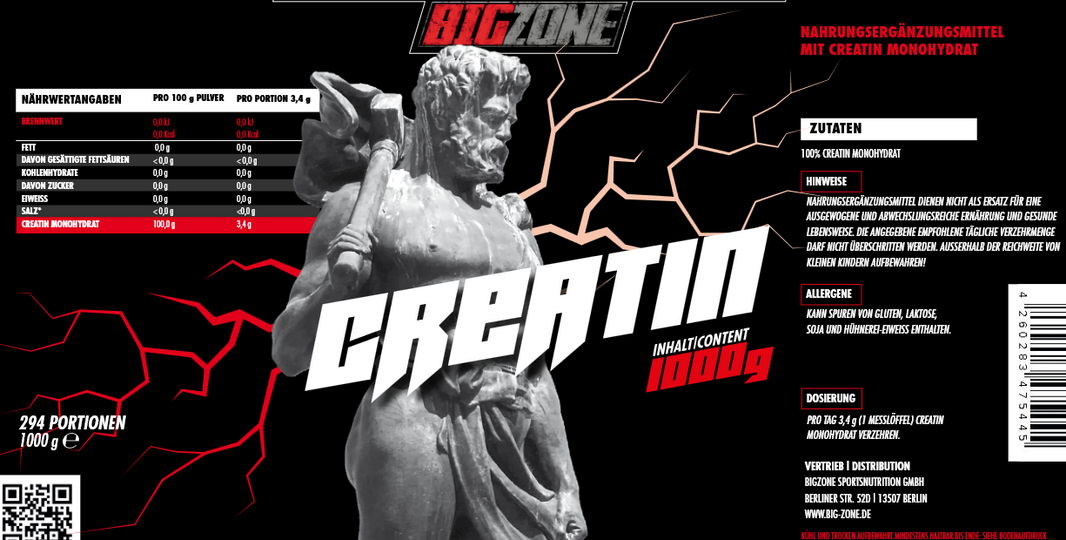 Big Zone Creatine 1000g