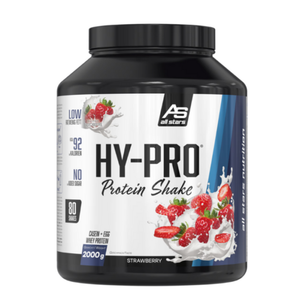 All Stars Hy-Pro Protein Shake Strawberry 2Kg