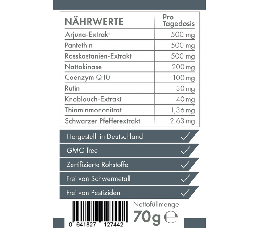 ZNT Nutrition Heart Support - 90 Kapseln