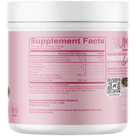 CBUM Essential Pre-Workout - Raspberry Creamthickle