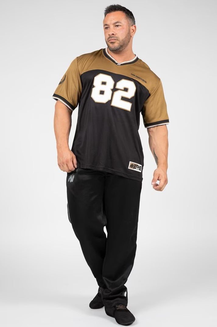 Gorilla Wear Trenton Football Jersey - Schwarz/Gold