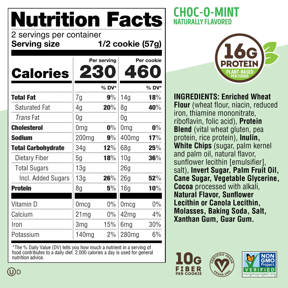 Lenny & Larrys Complete Cookie - Choc O Mint