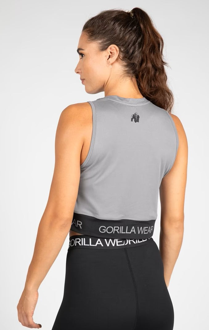 Gorilla Wear Colby Cropped Tank Top - Grau