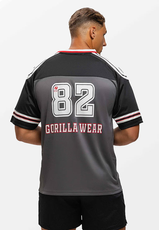 Gorilla Wear Tyler Football Jersey - Schwarz/Weiss