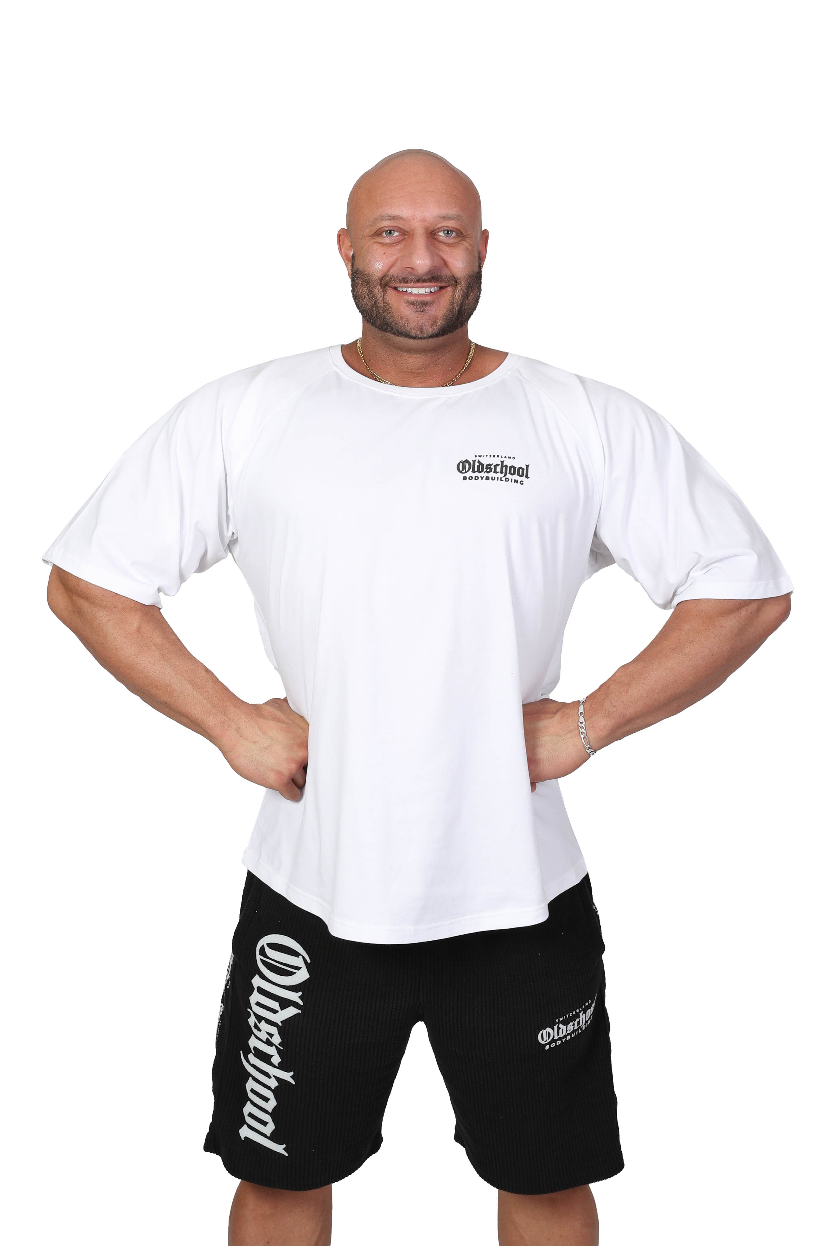 Oldschool Bodybuilding Switzerland Fanadix Summer Oversize Tee - Weiss