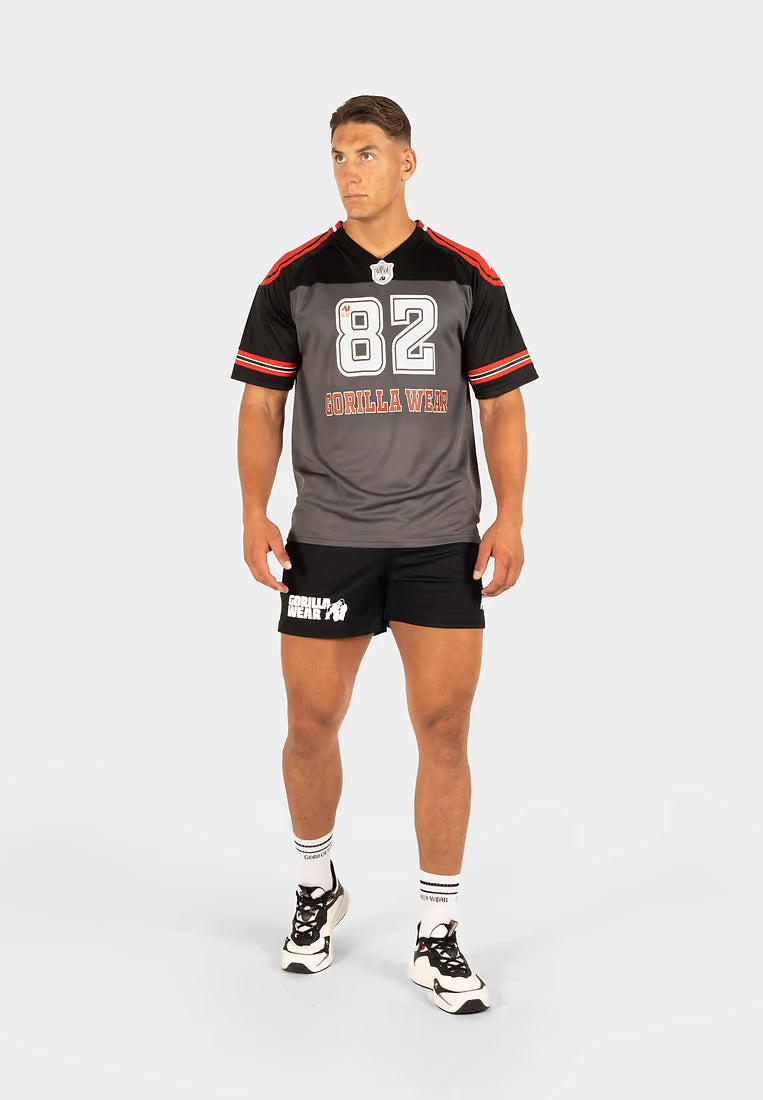 Gorilla Wear Tyler Football Jersey - Schwarz/Rot