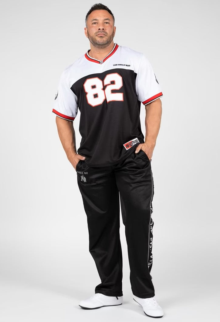 Gorilla Wear Trenton Football Jersey - Schwarz/Weiss