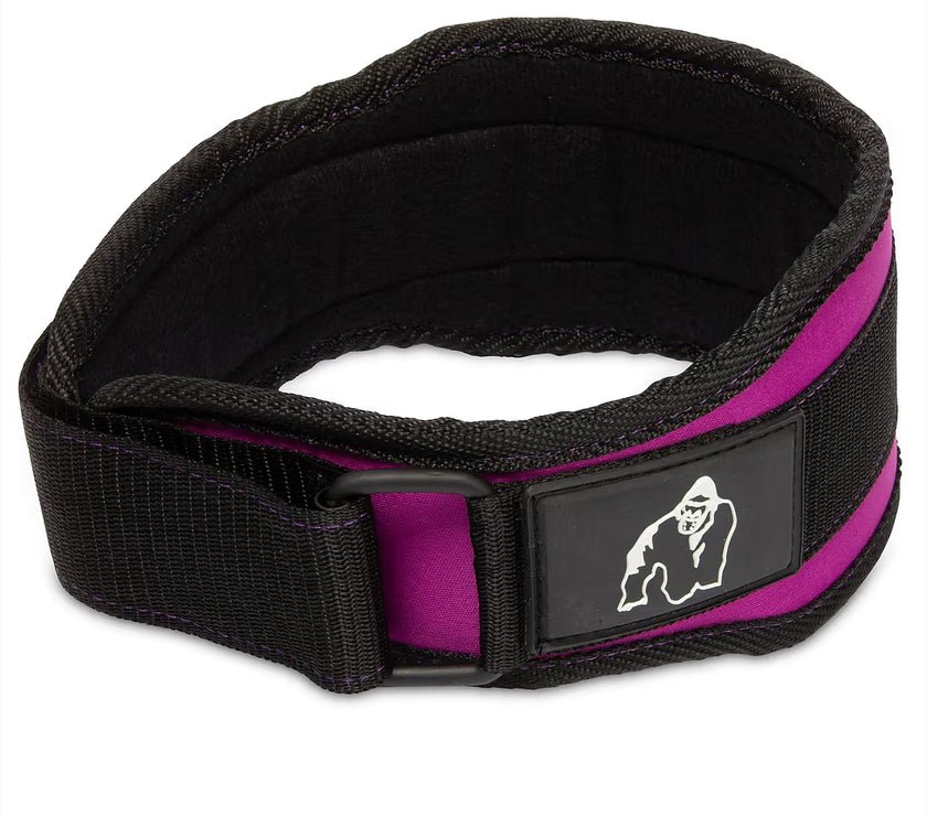 Gorilla Wear Womens Lifting Belt - Schwarz/Lila