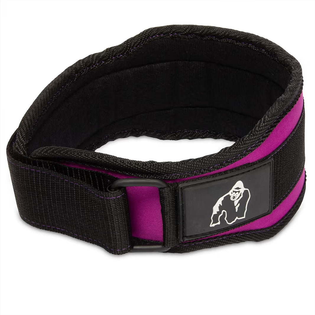 Gorilla Wear Womens Lifting Belt - Schwarz/Lila