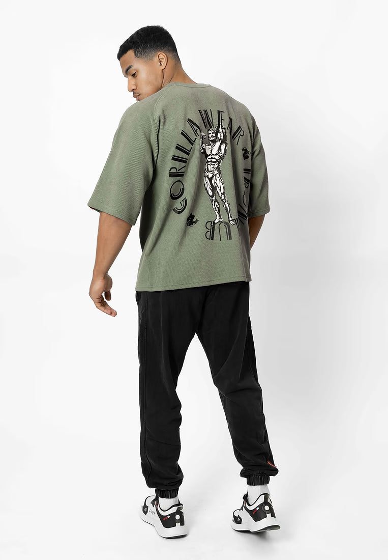 Gorilla Wear Russell Oversized T-Shirt - Grün