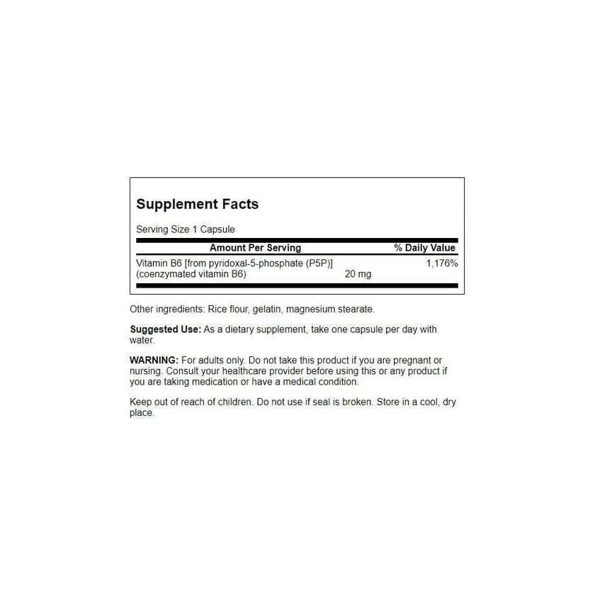 Swanson P-5-P Vitamin B6 - 60 Kapseln