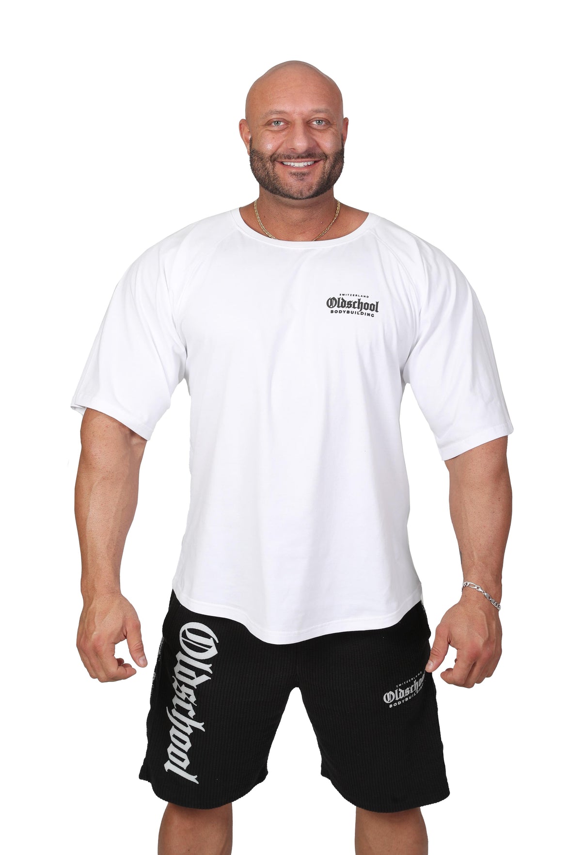Oldschool Bodybuilding Switzerland Fanadix Summer Oversize Tee - Weiss
