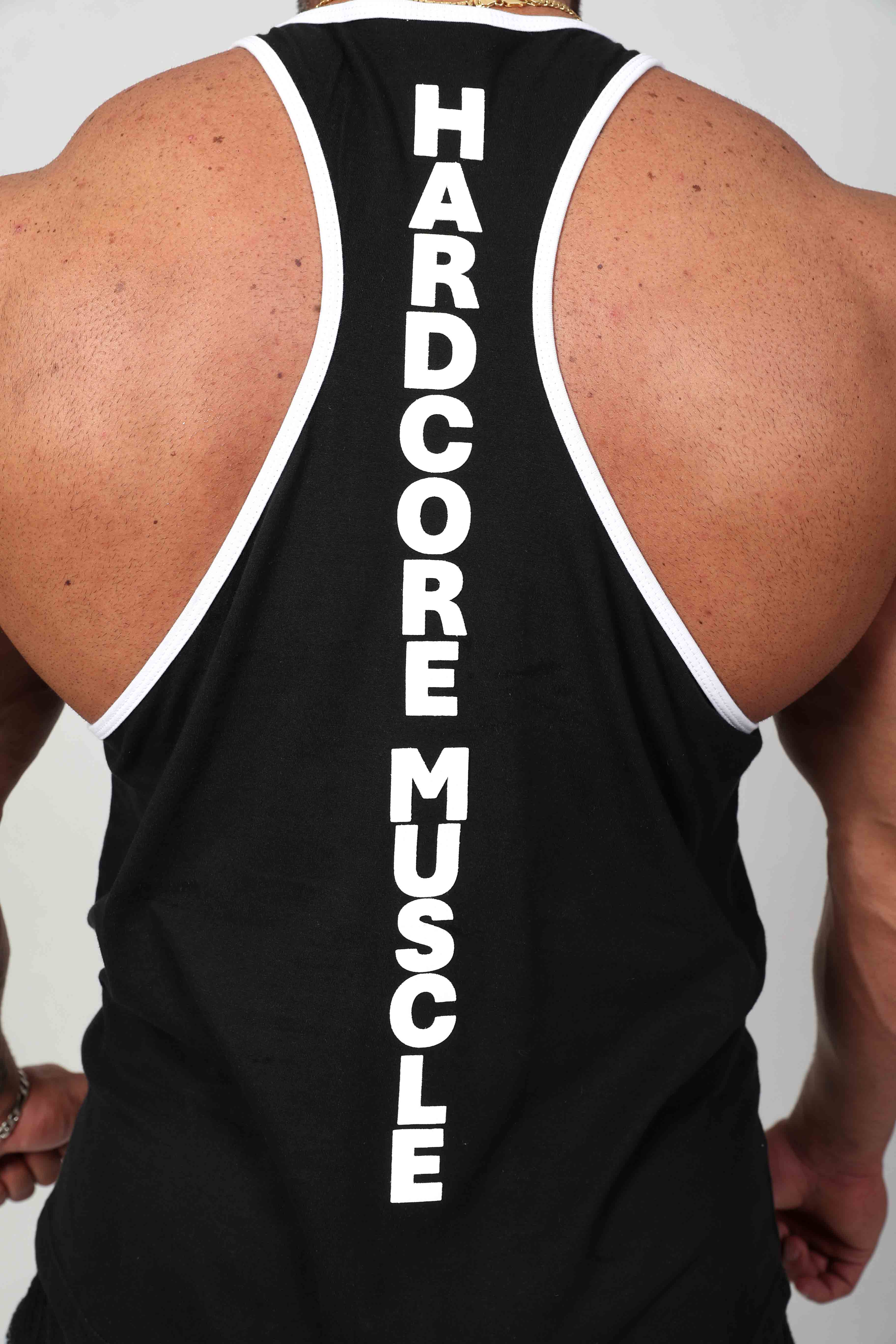 Oldschool Bodybuilding Switzerland Punisher Tank Top - Schwarz/Weiss