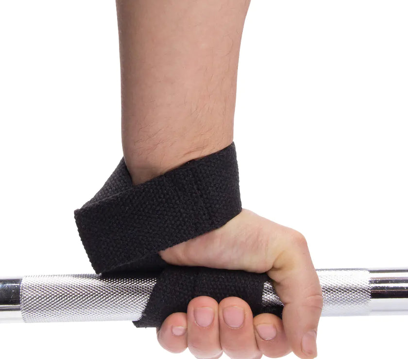 Gorilla Wear Non Padded Lifting Straps - Schwarz