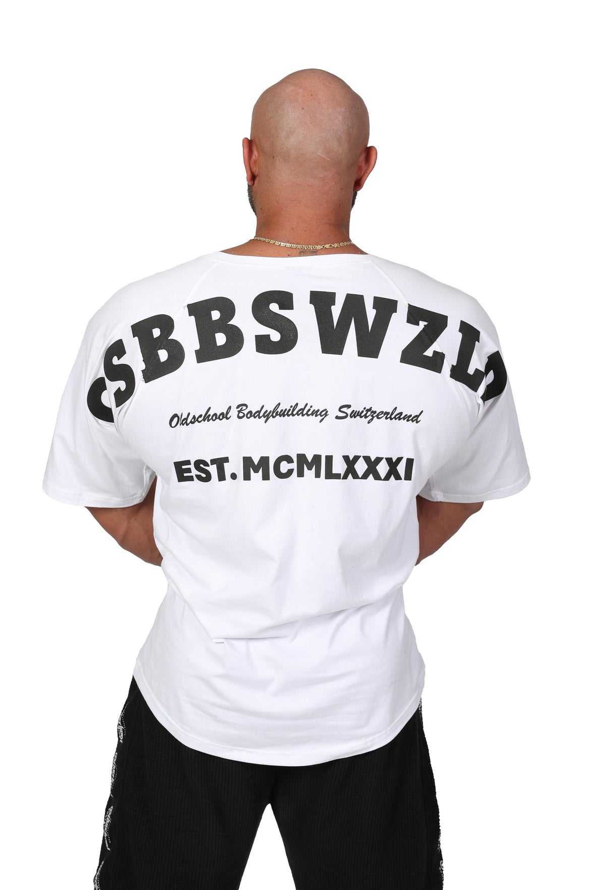 Oldschool Bodybuilding Switzerland Fanadix Summer Oversize Tee - Weiss