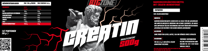 Big Zone Creatine 500g