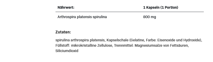 All Nutrition Spirulina - 90 Kapseln