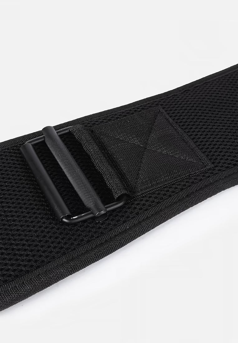 Gorilla Wear 6 inch Padded Mesh Lifting Belt - Schwarz