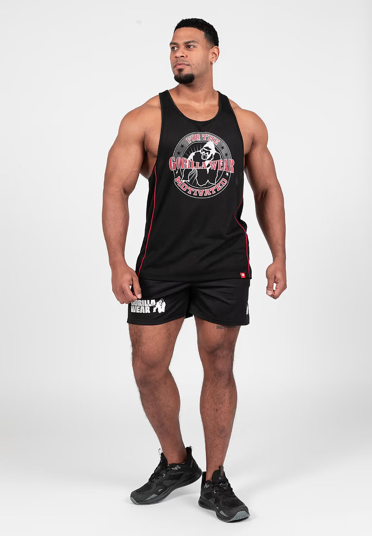 Gorilla Wear Casper Tank Top - Schwarz/Rot