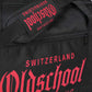 Oldschool Bodybuilding Switzerland BIG Gym Bag Schwarz/Rot