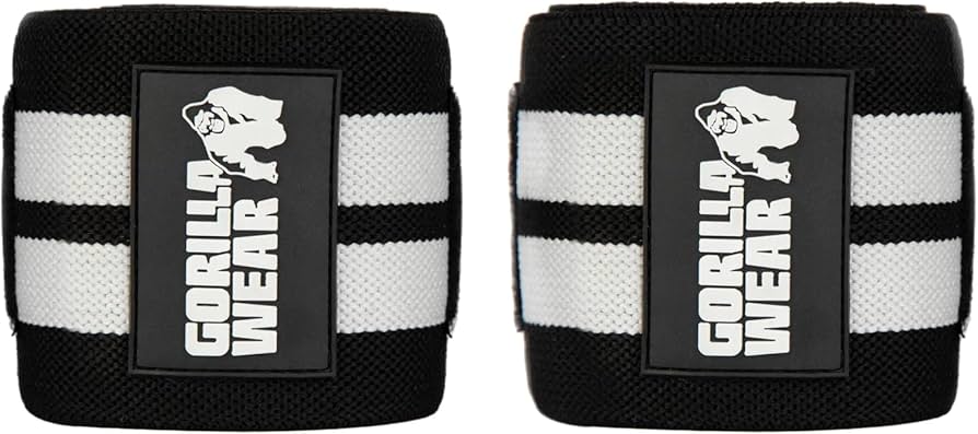 Gorilla Wear Elbow Wraps - Schwarz/Weiss