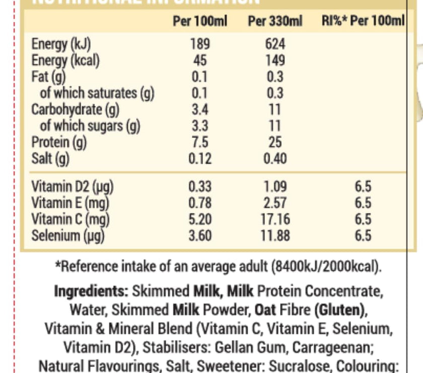 UFIT High Protein Milkshake - Vanilla