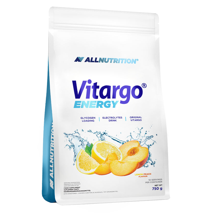 All Nutriton Vitargo Energy Lemon Peach 750g (MHD:03.2025)