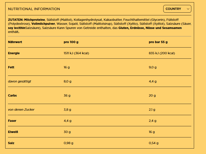Barebells Soft Protein Bar Sunny Smoothie