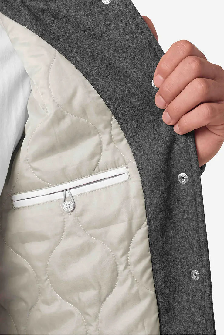 Gorilla Wear Stockholm Varsity Jacket - Grau
