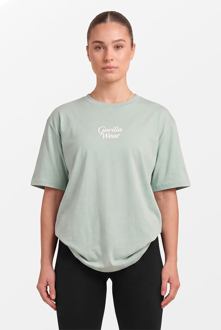 Gorilla Wear Vienna Oversized T-Shirt - Hellgrün