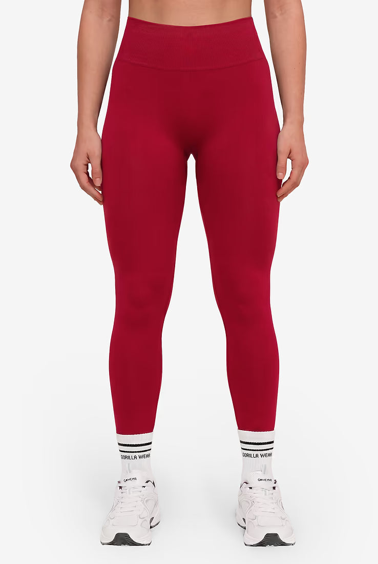 Gorilla Wear Florence Seamless Contour Leggings - Rot