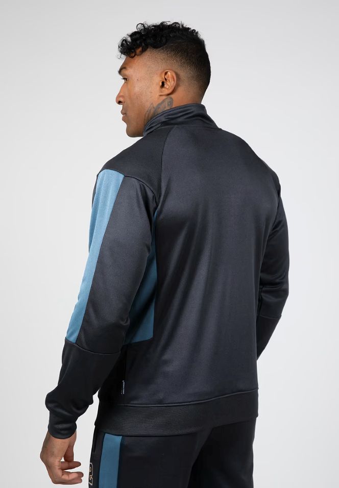 Gorilla Wear Devon Trainigsjacke - Grau/Blau