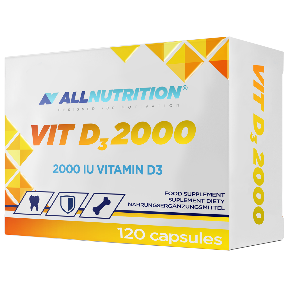 All Nutrition D3 2000 - 120 Kapseln