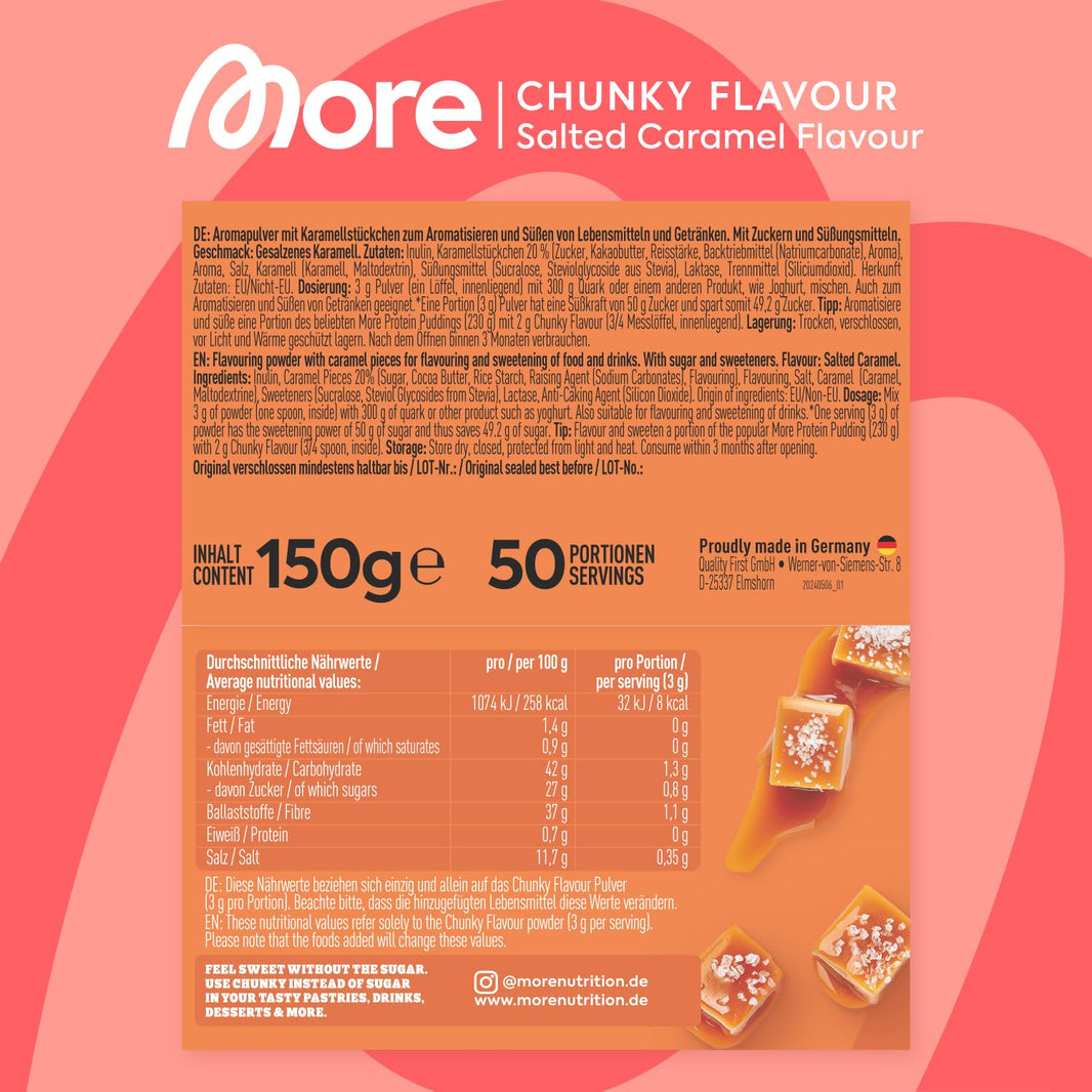 More Nutrition Chunky Flavour - Salted Caramel