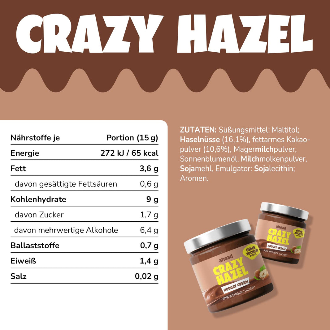 Ahead Crazy Hazel Nougat Cream 200g