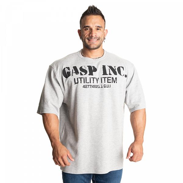 GASP Iron Thermal Tee - Grey Melange