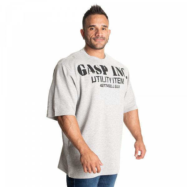 GASP Iron Thermal Tee - Grey Melange