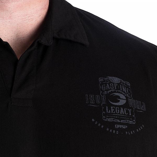GASP NC Polo Iron Tee - Black