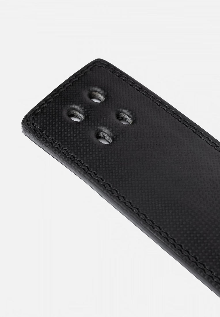 Gorilla Wear 4 Inch Carbon Leather Lever Belt - Schwarz