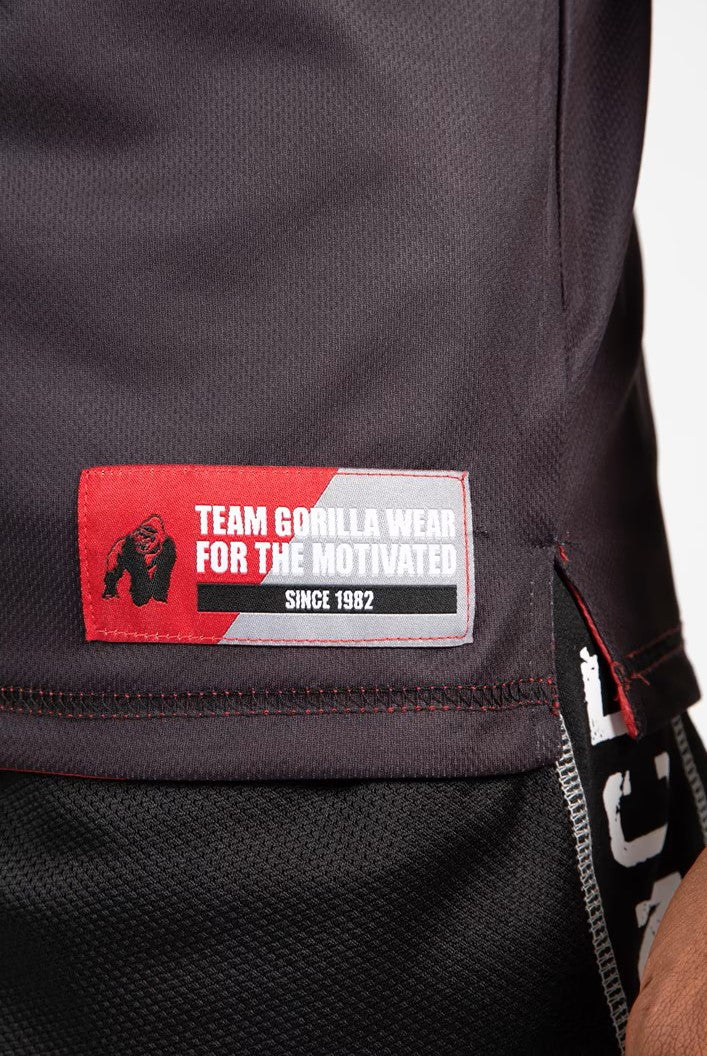 Gorilla Wear Keene Reversible Tank Top - Rot/Schwarz