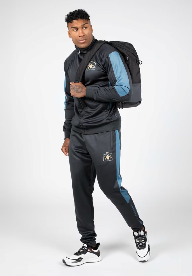 Gorilla Wear Devon Trainigsjacke - Grau/Blau