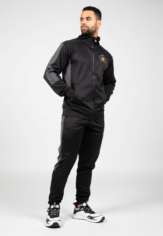 Gorilla Wear Devon Trainigsjacke - Schwarz/Grau