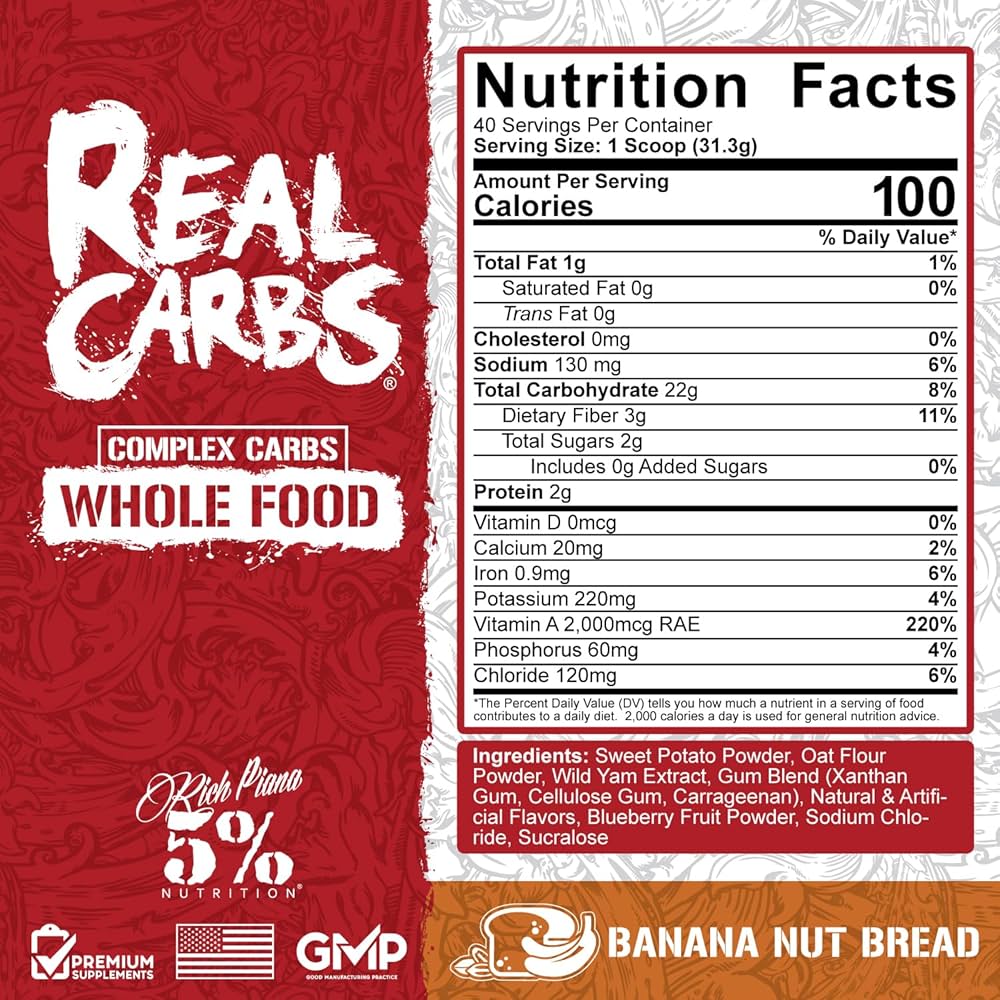 5% Nutrition Real Carbs - 1.2kg