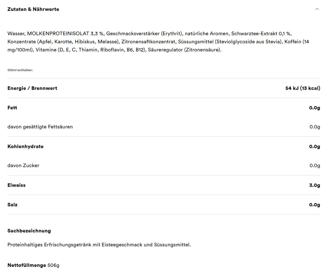 Emmi High Protein Water Boost - 500ml